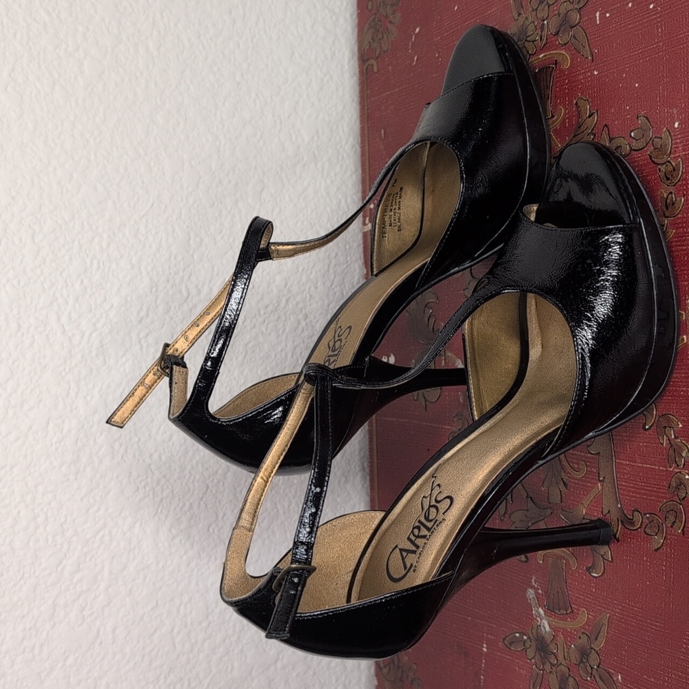 Carlos Santana Temptress Patent Leather Heel